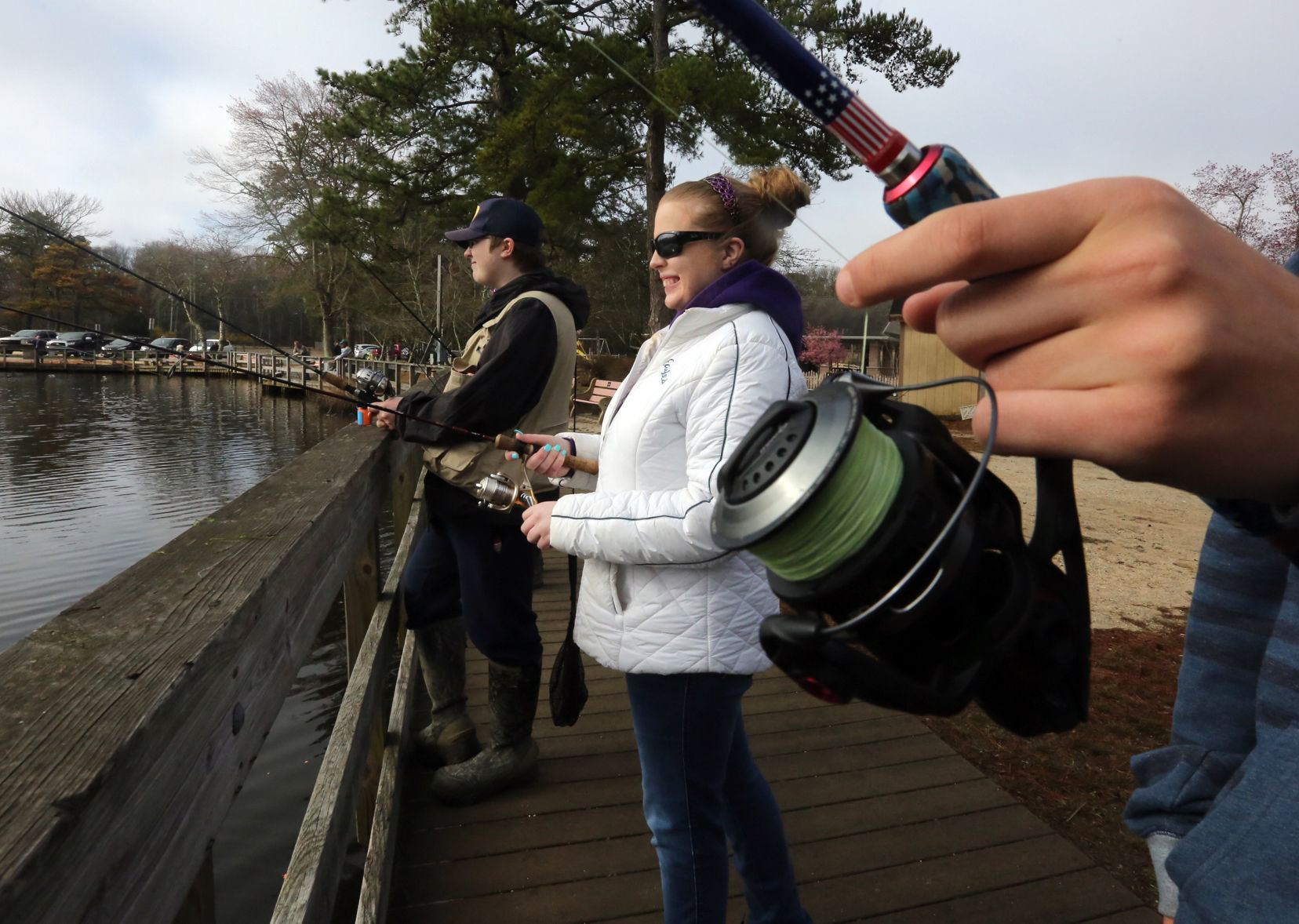 Trout fishing at Birch Grove